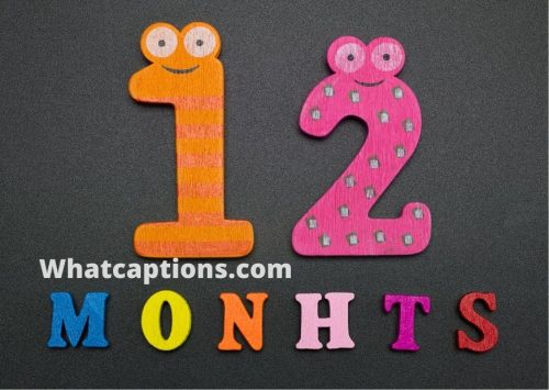 12 Month Birthday Caption for Baby