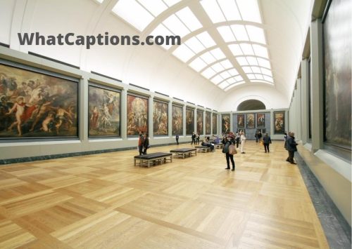 Art Gallery Captions for Instagram With Quotes