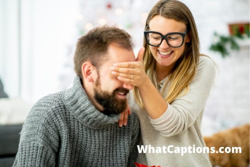 Caption for Surprise Gift From Girlfriend