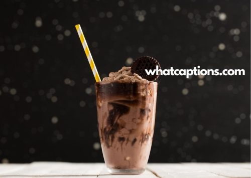 Chocolate Milkshake Captions for Instagram