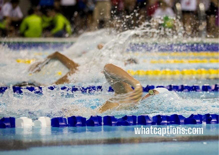 Competitive Swimming Captions for Instagram with Quotes