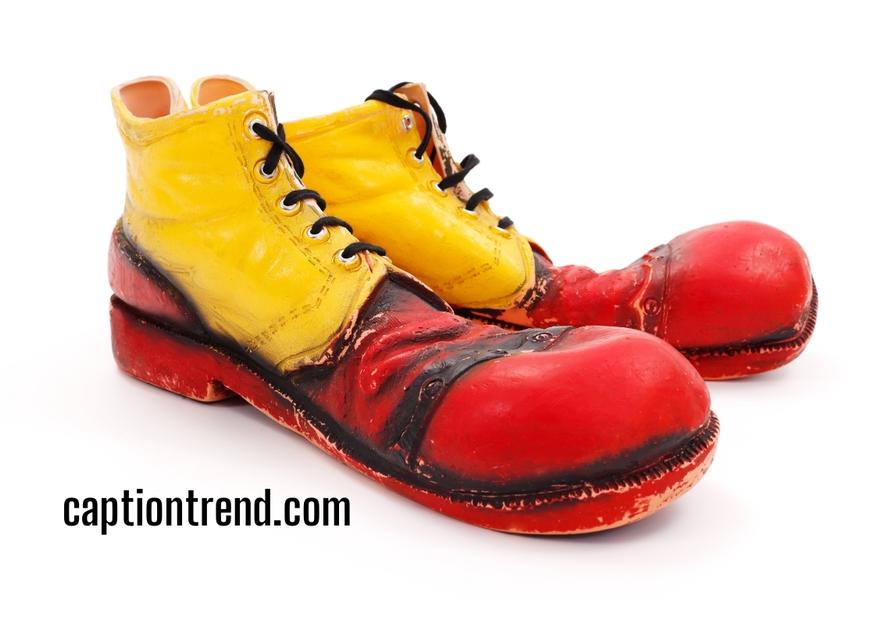Funny Shoes Captions for Instagram with Quotes