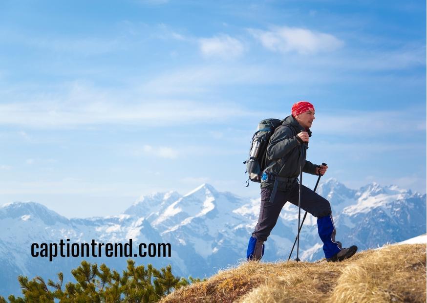 Mountain Hiking Captions for Instagram with Quote