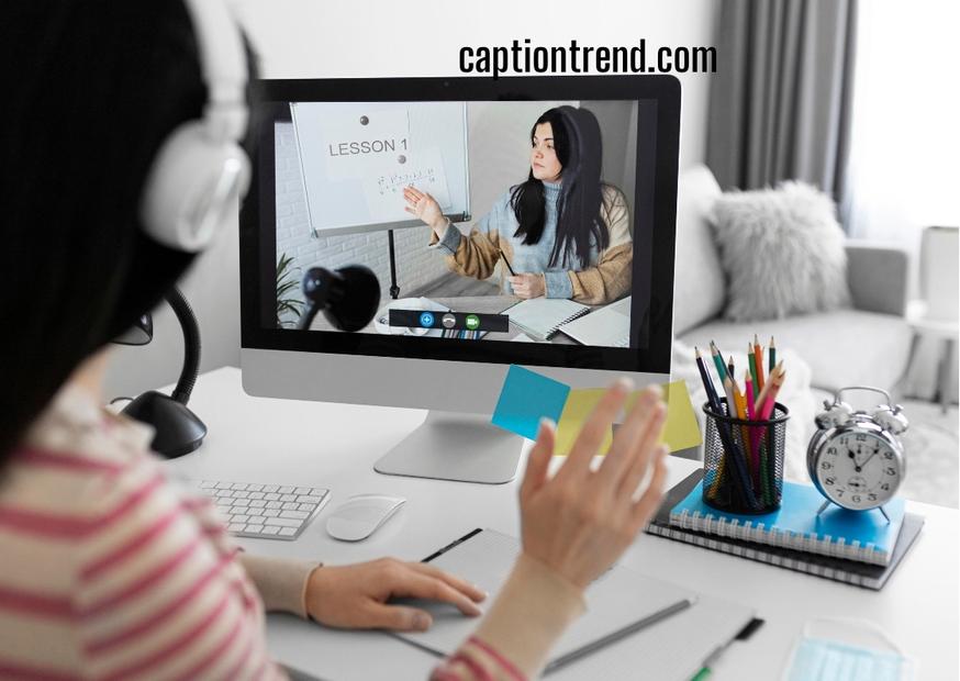 Online Class Captions for Instagram with Quotes