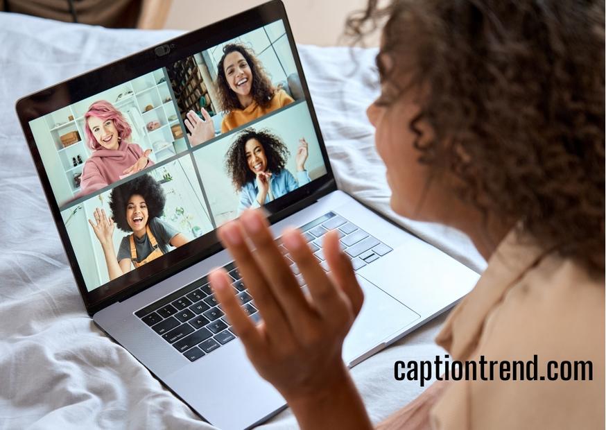Virtual Meeting Captions for Instagram with Quotes